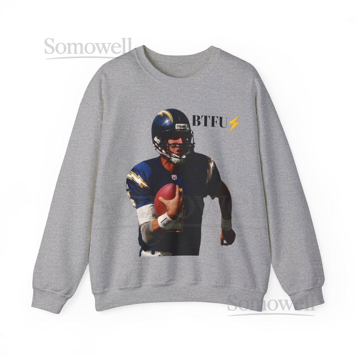 Unisex Heavy Blend Crewneck Sweatshirt Chargers Harbaugh_118