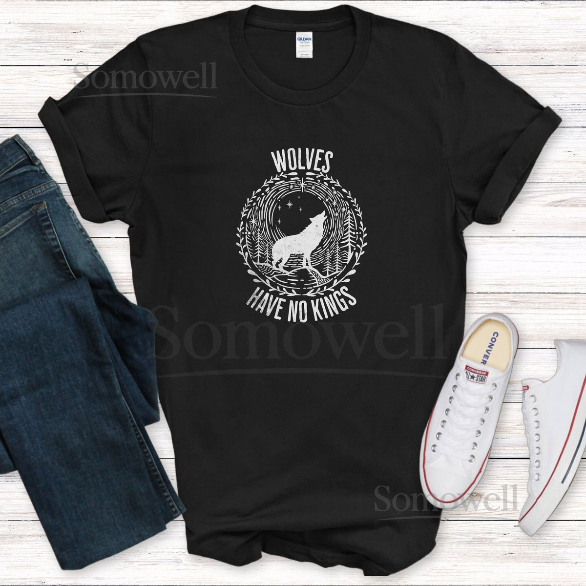 Robin Hobb Wolves Have No Kings T-Shirt Farseer Trilogy Fantasy_120