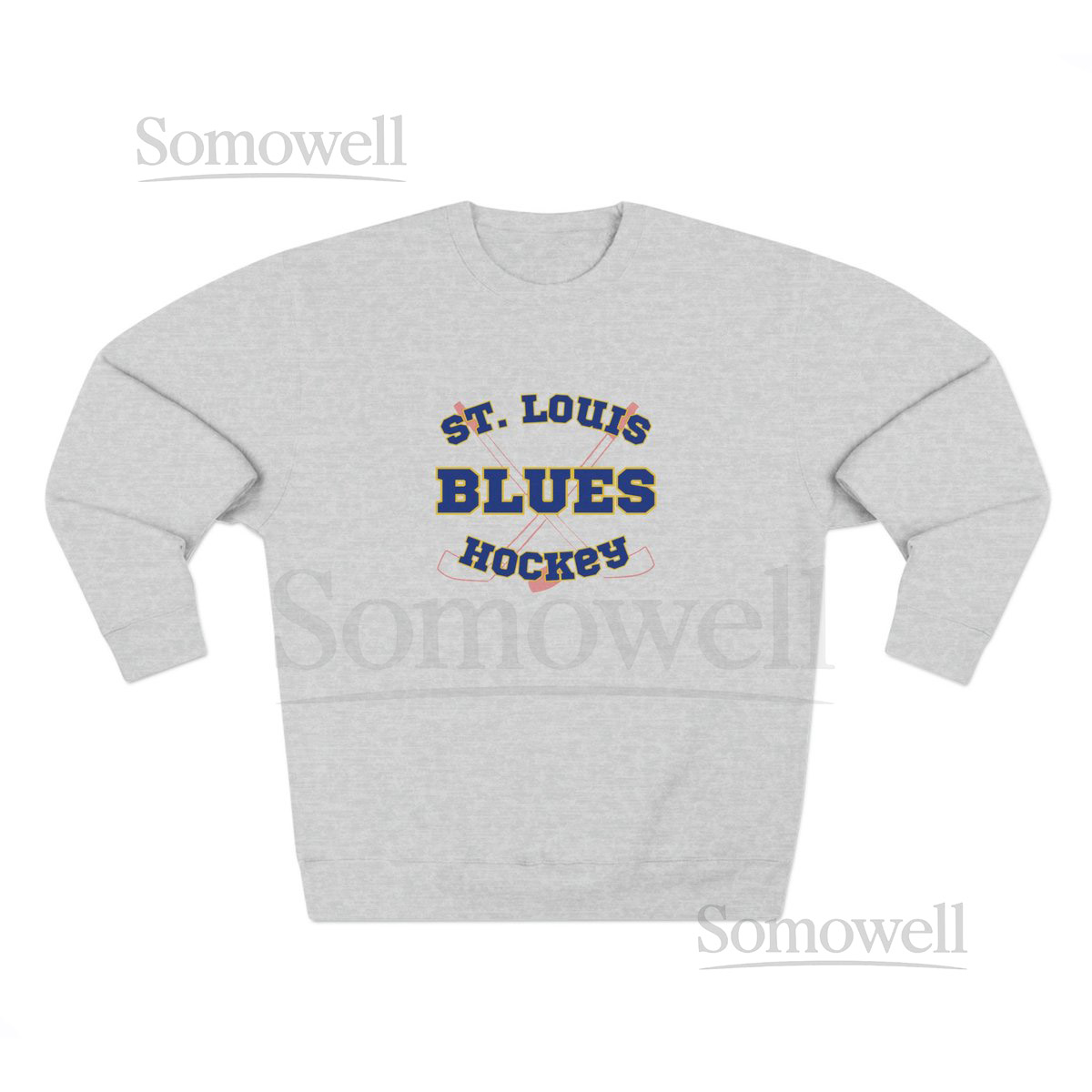 St. Louis Blues Hockey Sweatshirt - Unisex Crewneck Sweatshirt_512