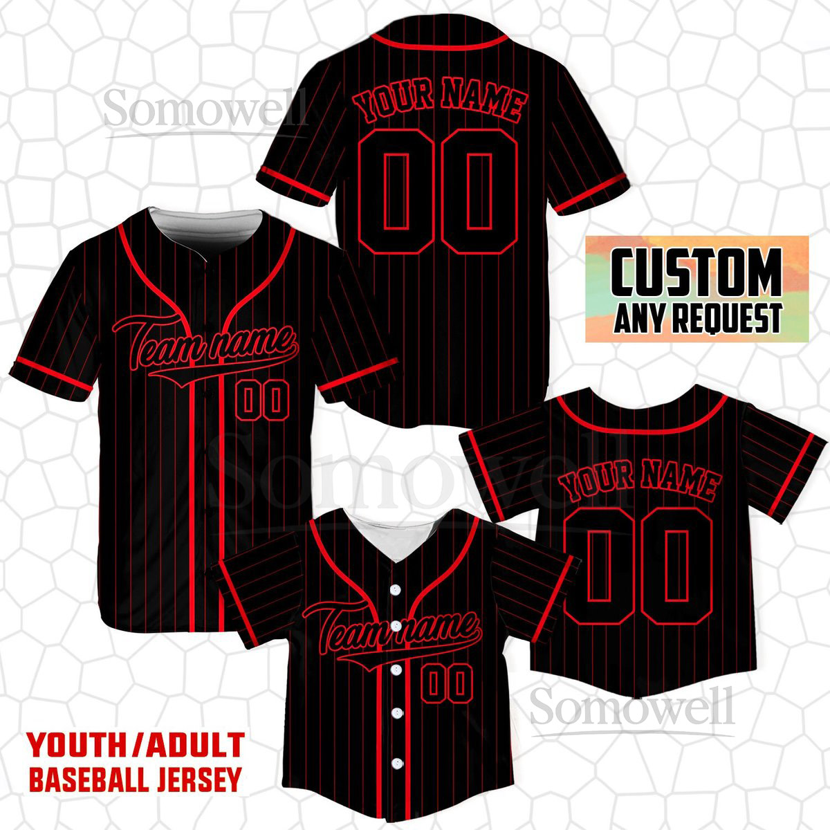 Personalized Team Name And Number Baseball Jersey Custom Baseball Jersey Shirt Baseball Jersey Uniform For Baseball Fans Lovers_573