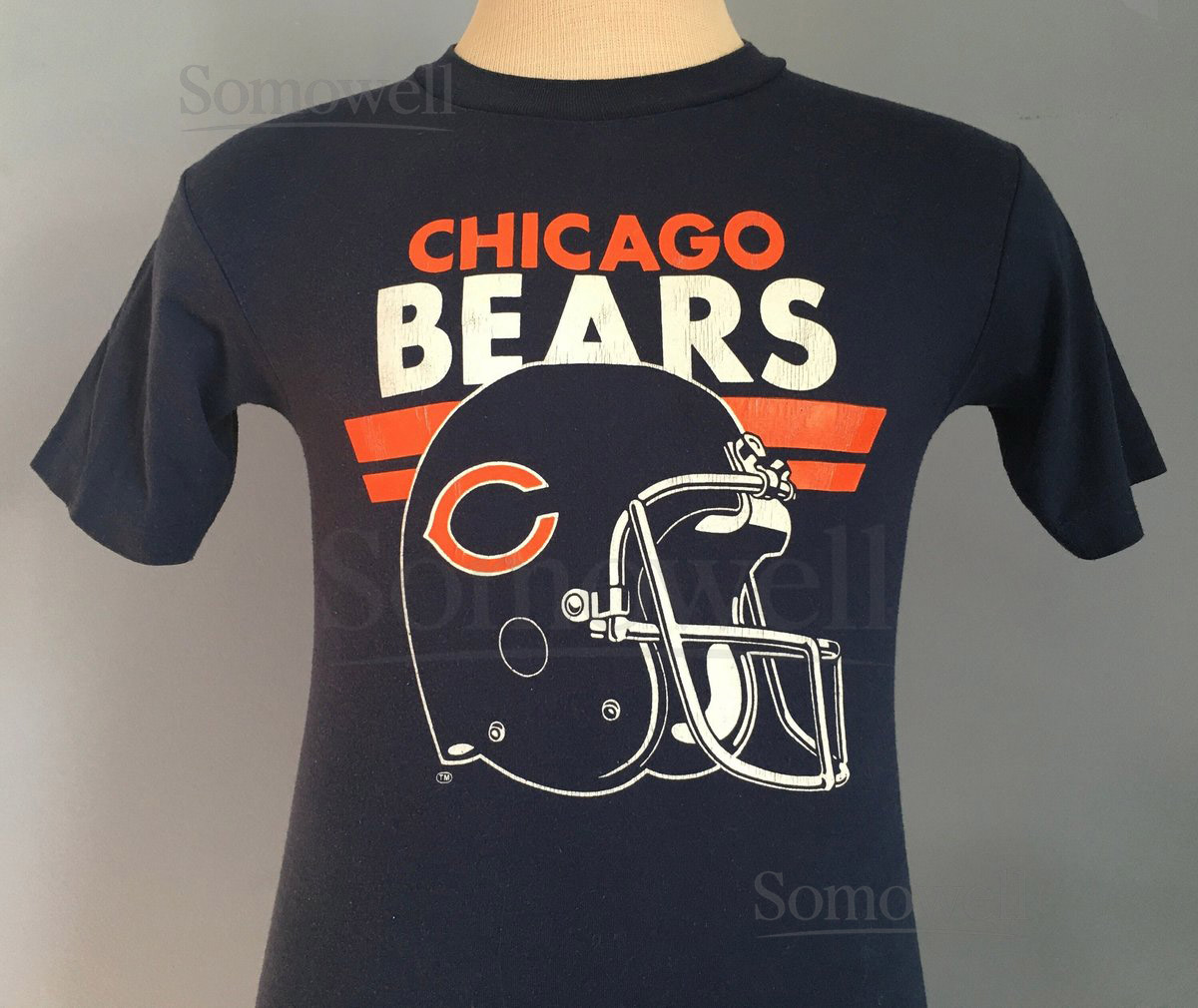 80s Vintage Chicago Bears nfl football T-Shirt - SMALL_5