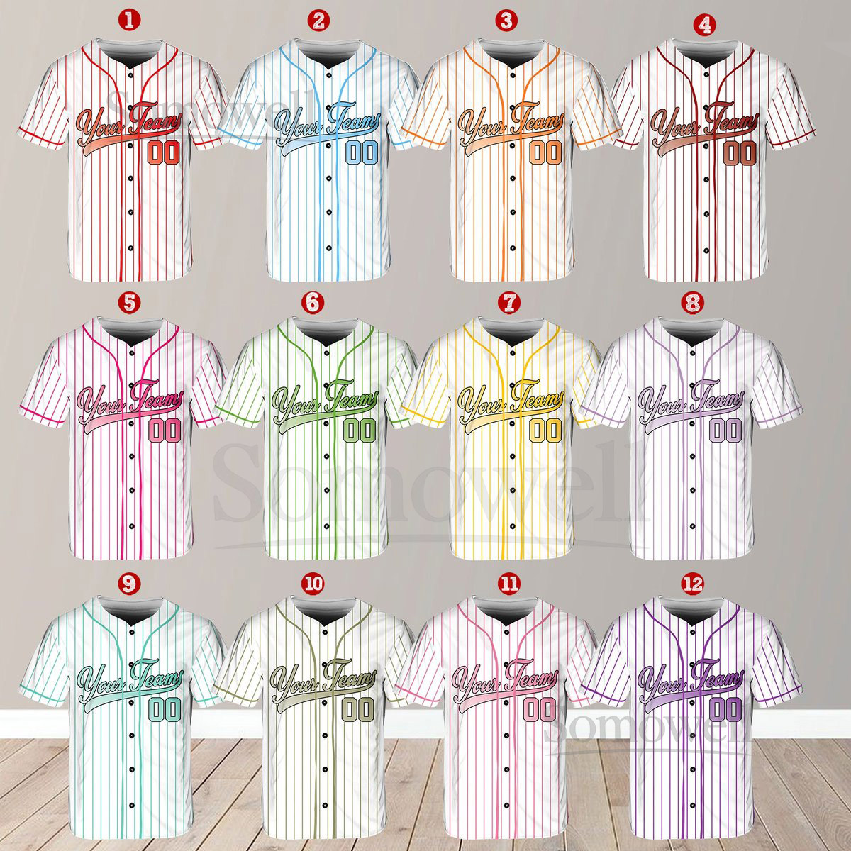 Personalized Team Name And Number Baseball Jersey Custom Baseball Jersey Shirt Baseball Jersey Uniform For Baseball Fans Baseball Lovers_453