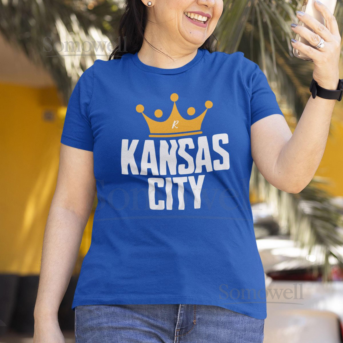 Royals Baseball T-Shirt Royals Gift for Friend Kansas City Shirt KC Jumbo Crown T Shirt Royals Nation Gift Kauffman Game Day Tshirt_737