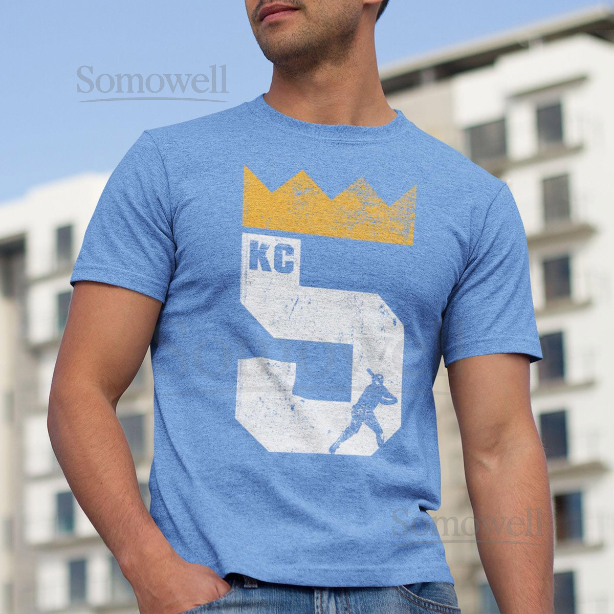 Kansas City Baseball T-Shirt Royals Gift for Friend Shirt KC Five Crown Town T Shirt Royals Brett Gift Kauffman Game Day Tshirt_356