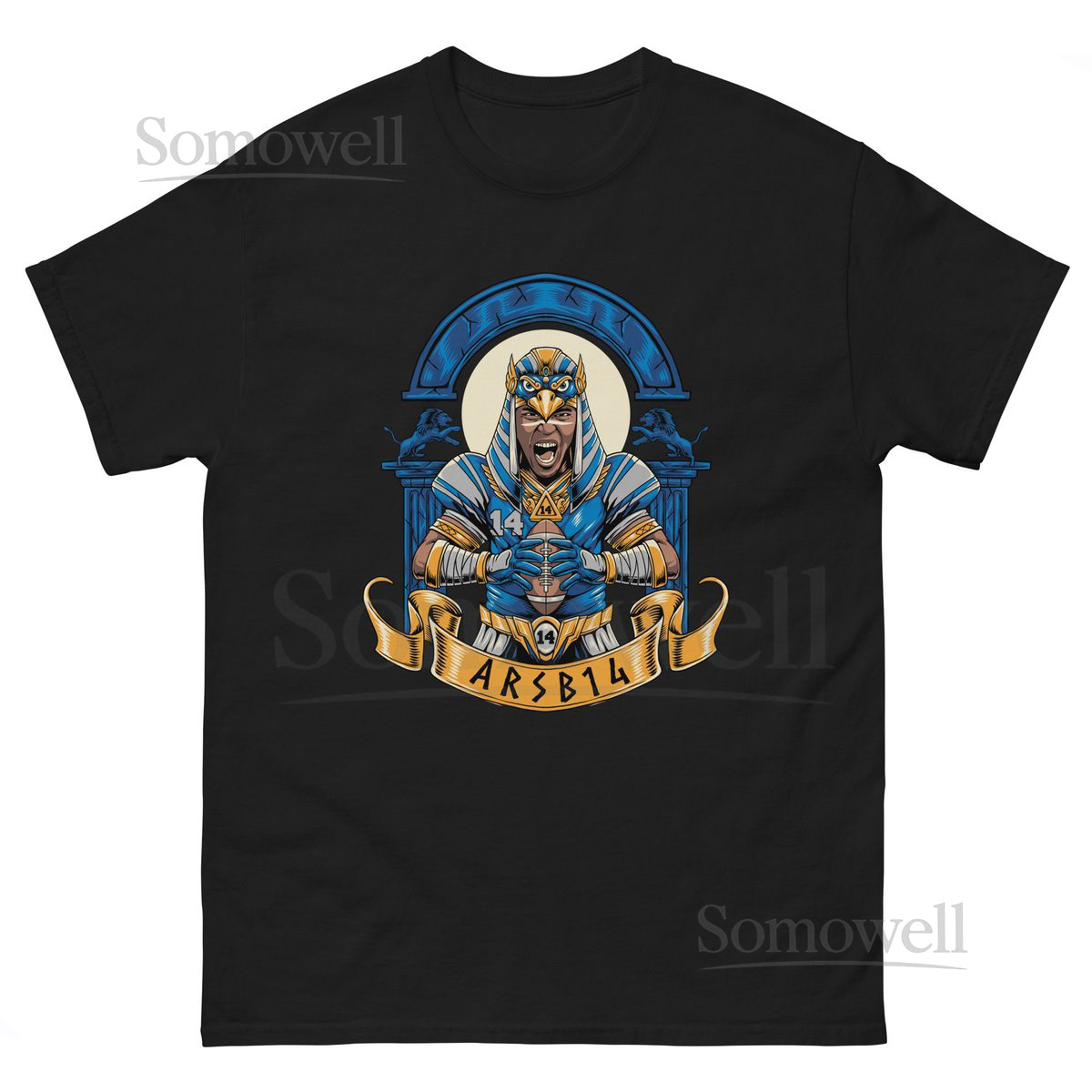 Unisex Amon-Ra St. Brown T-Shirt ARSB14 Tee Detroit Football Tee Lions Football T-Shirt St. Brown Tee_678