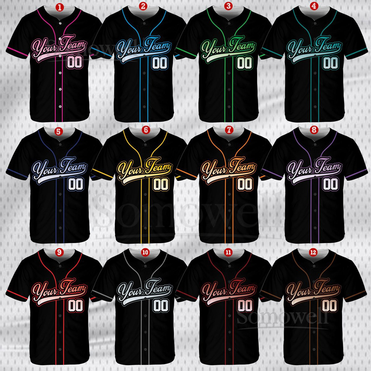 Personalized Team Name And Number Baseball Jersey Custom Baseball Jersey Shirt Baseball Jersey Uniform For Baseball Fans Baseball Lovers_455