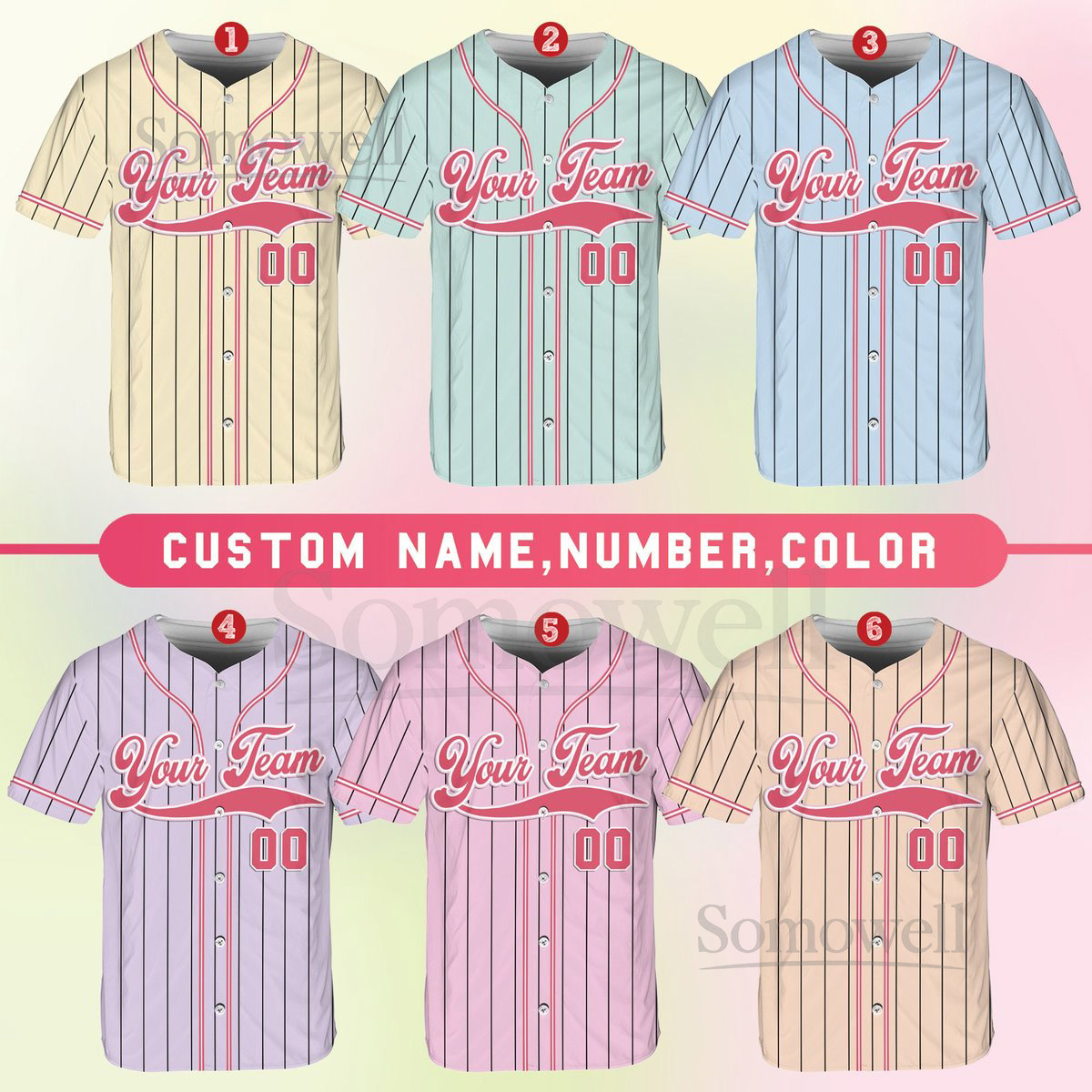 Personalized Team Name And Number Baseball Jersey Custom Baseball Jersey Shirt Baseball Jersey Uniform For Baseball Fans Baseball Lovers_456