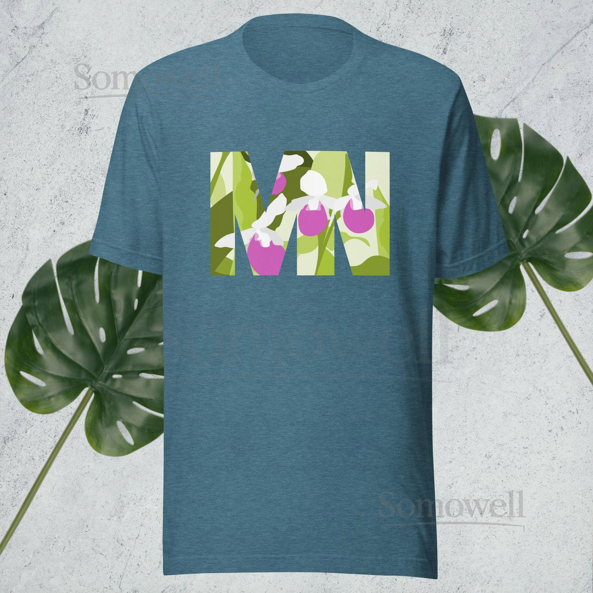 Minnesota MN Showy Lady Slipper T-Shirt_613