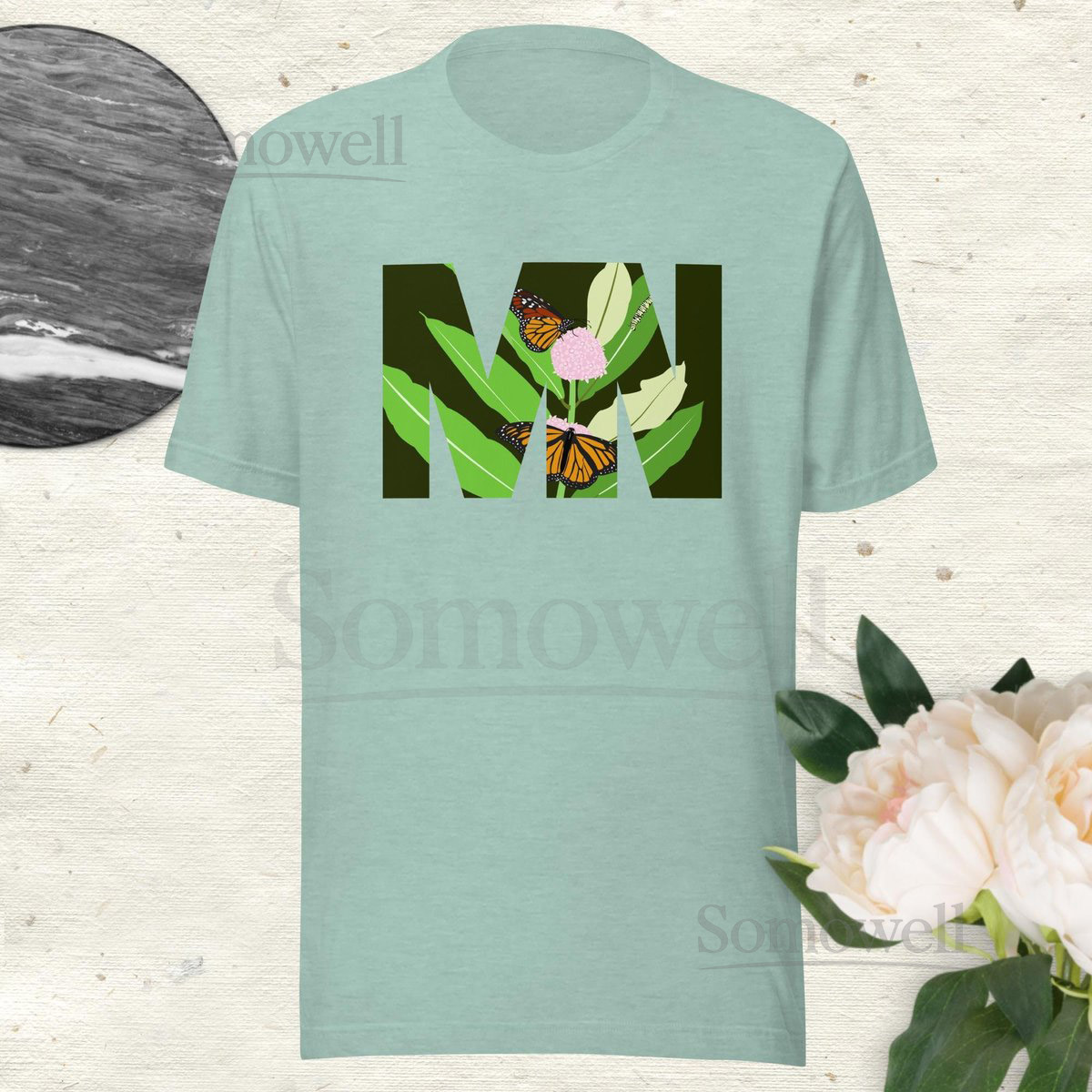 Minnesota MN Monarch Butterfly T-Shirt_610