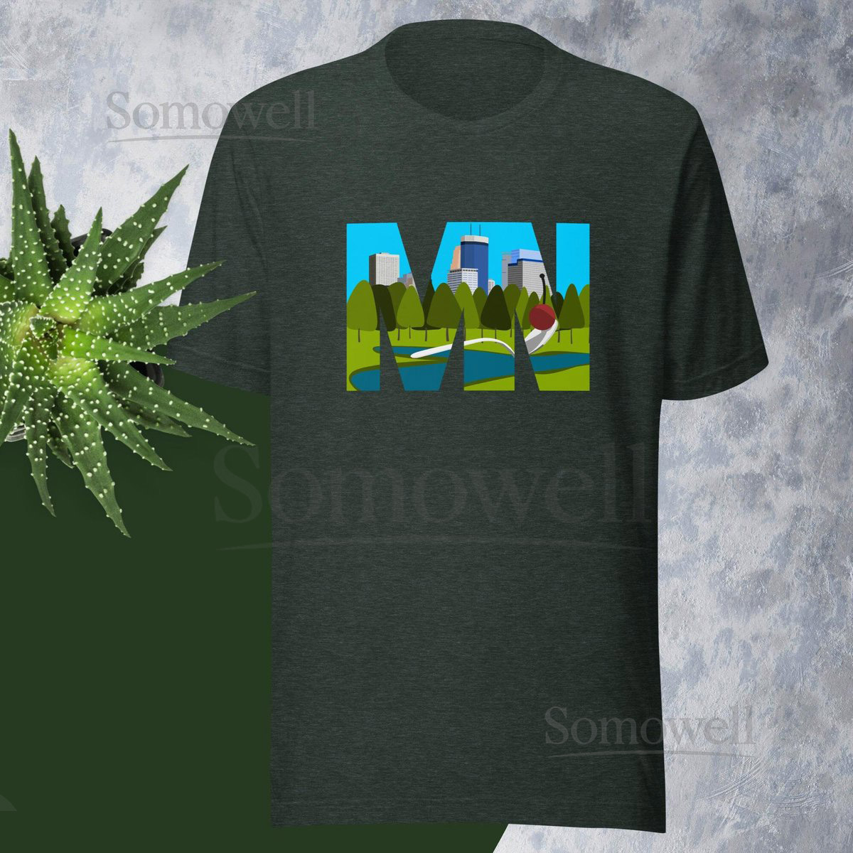 Minnesota MN Spoonbridge and Cherry Minneapolis T-Shirt_616