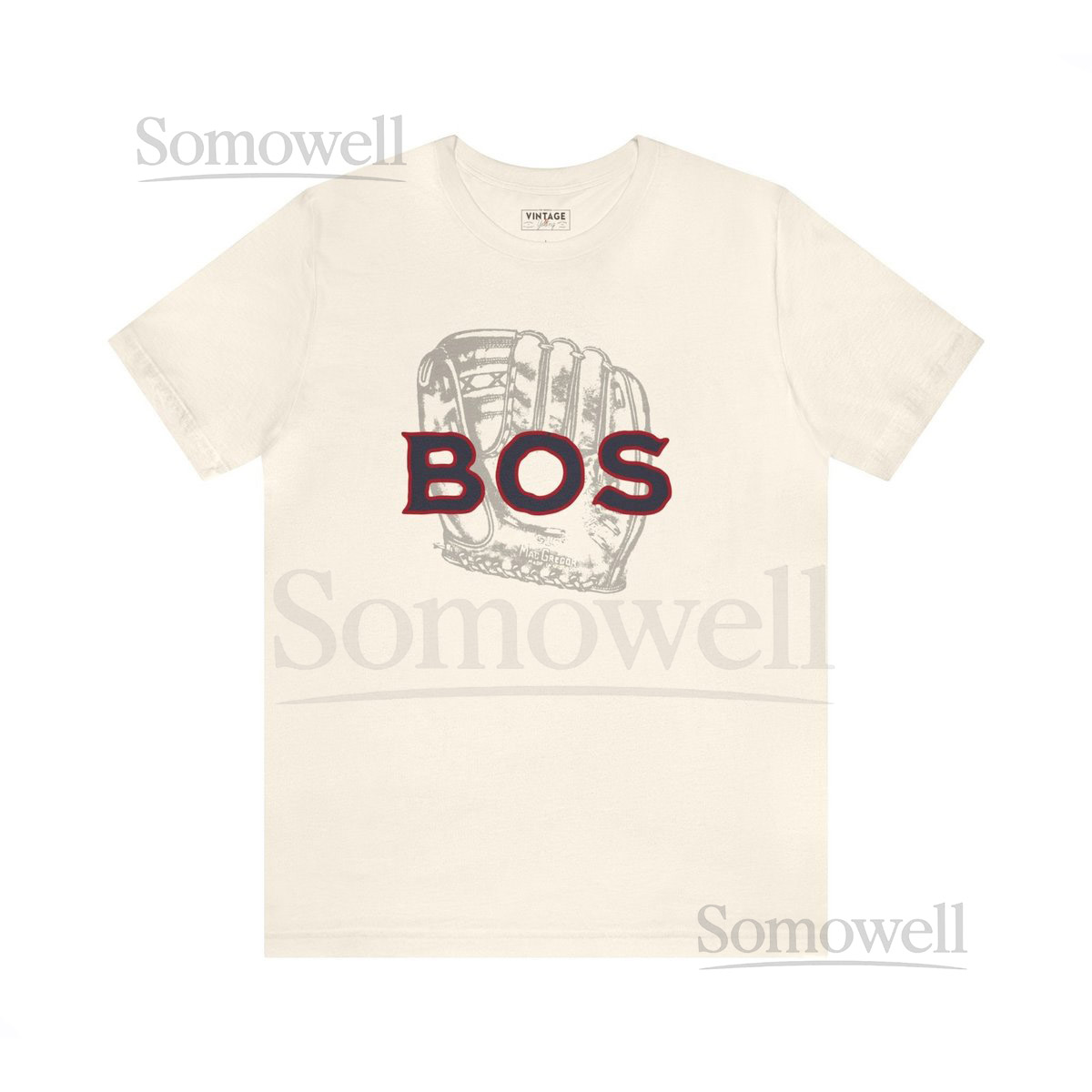 BOS Baseball Tee Boston T-shirt Retro Baseball Shirt Baseball Gift Shirt Sports T-shirts Unisex Baseball Shirt Baseball Glove Tee_143