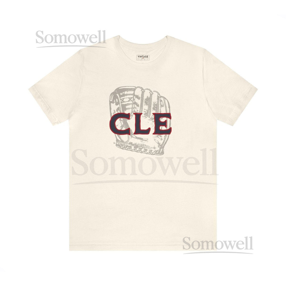 CLE Baseball Tee Cleveland Baseball Guardians Indians Retro Baseball Tees Woman's Baseball Shirt Unisex T-shirts Vintage Style Tshirt_254