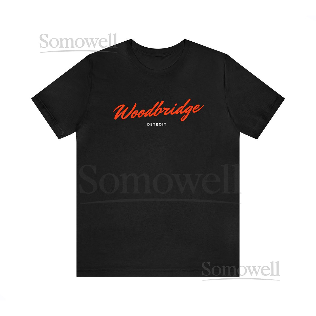 Woodbridge Detroit - Tigers Orange - Detroit Historic Neighborhood Tee - Unisex Jersey Short Sleeve Tee_959