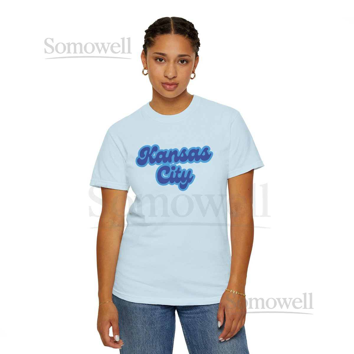 Kansas City Women's Garment-Dyed T-shirt_461
