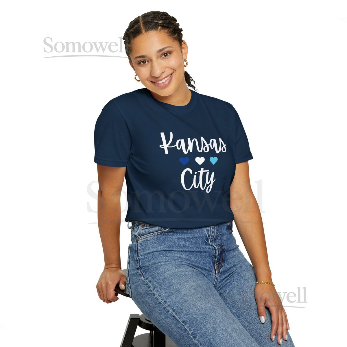 Kansas City Women's Garment-Dyed T-shirt_462