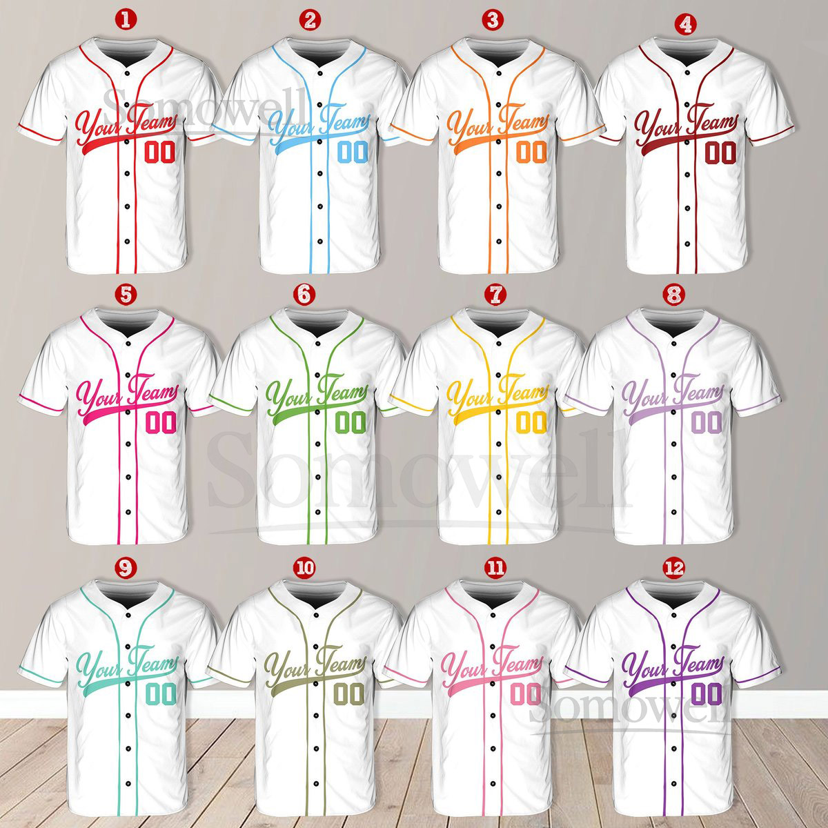 Personalized Team Name And Number Baseball Jersey Custom Baseball Jersey Shirt Baseball Jersey Uniform For Baseball Fans Baseball Lovers_468