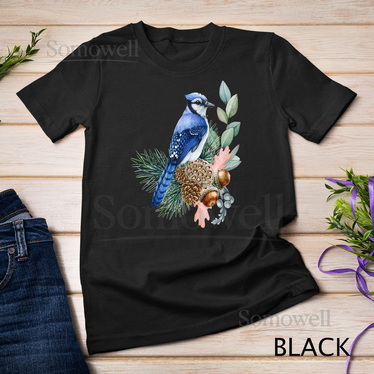 Blue Jay Bird Birder Bird Lover Birdwatcher Animal Biologist T-Shirt Sweatshirt_86