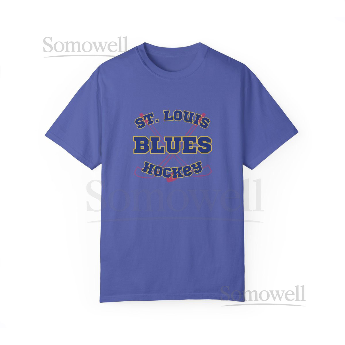 St. Louis Blues Hockey T-Shirt - Unisex Garment-Dyed T-shirt_515