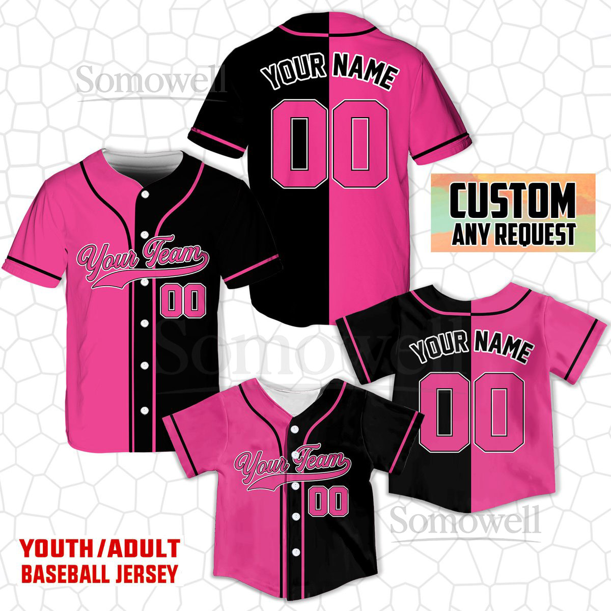 Personalized Team Name And Number Baseball Jersey Custom Baseball Jersey Shirt Baseball Jersey Uniform For Baseball Fans Lovers_575