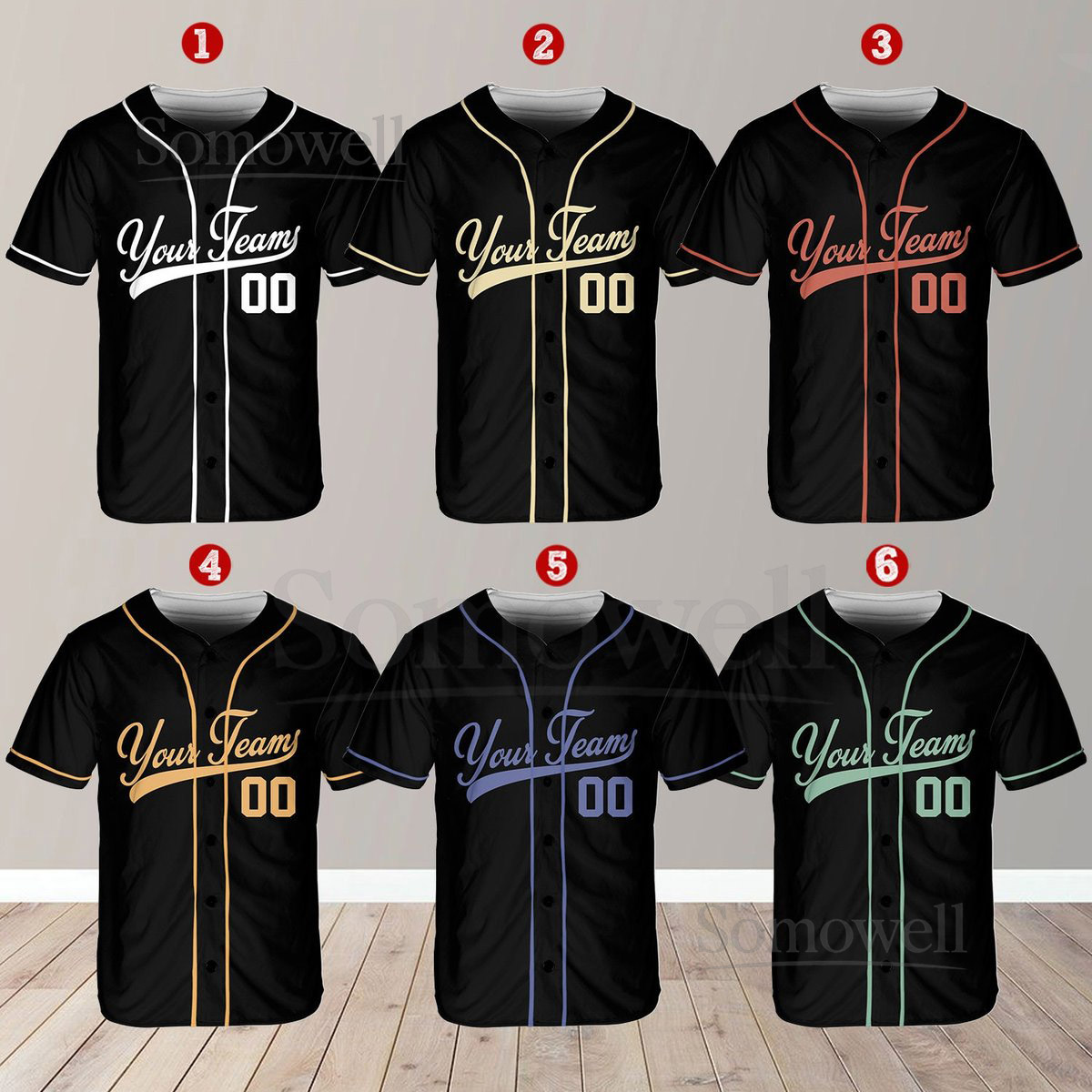 Personalized Team Name And Number Baseball Jersey Custom Baseball Jersey Shirt Baseball Jersey Uniform For Baseball Fans Baseball Lovers_469