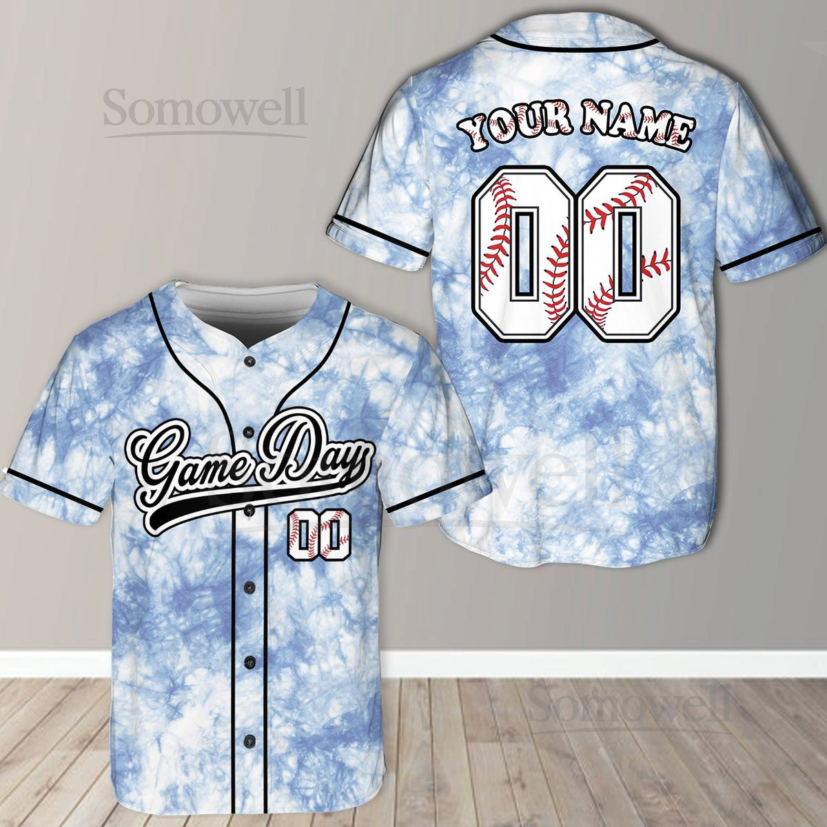Personalized Game Day Baseball Jersey Custom Name Number Baseball Jersey Shirt Baseball Jersey Uniform For Baseball Fans Baseball Lovers_110