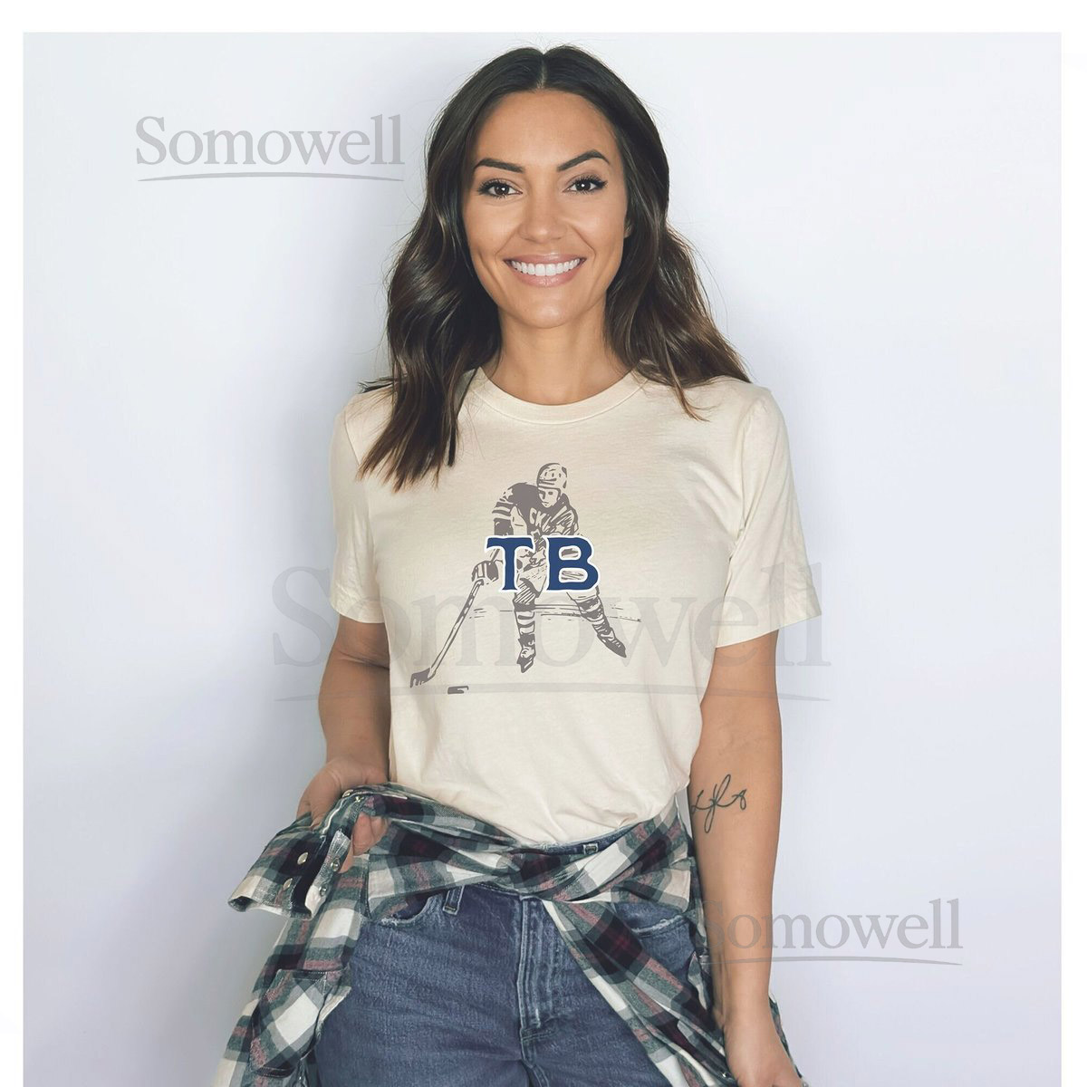 Tampa Hockey Tee Retro Hockey T-shirt Tampa Bay Tees Hockey Tees Lightning TB Winter classic Hockey Apparel_215