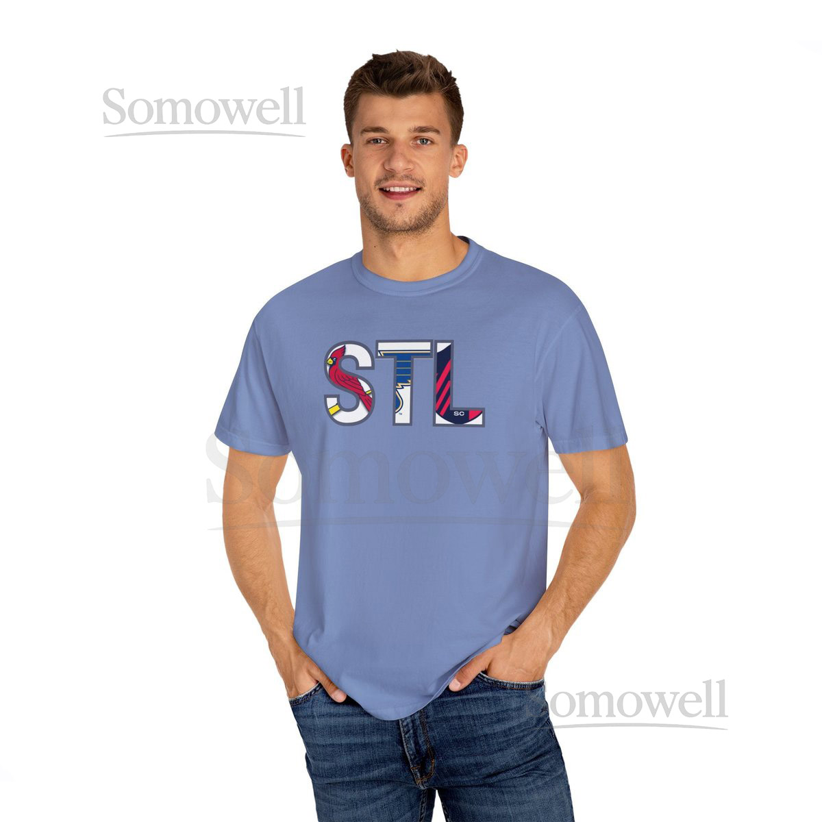 St. Louis Sports Unisex Garment-Dyed T-shirt_543