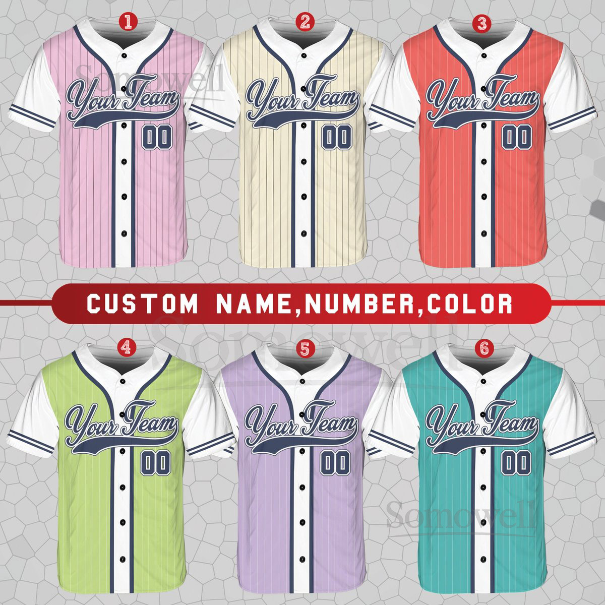 Personalized Team Name And Number Baseball Jersey Custom Baseball Jersey Shirt Baseball Jersey Uniform For Baseball Fans Baseball Lovers_472