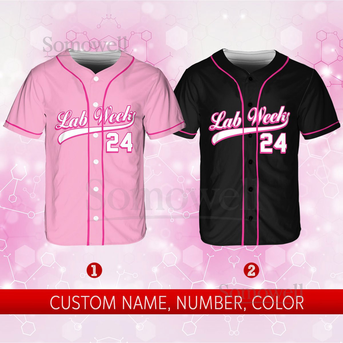 Personalized Lab Week Baseball Jersey Custom Name Lab Tech Baseball Jersey Laboratory Technician Jersey For Lab Tech Team Lab Week 2024_201