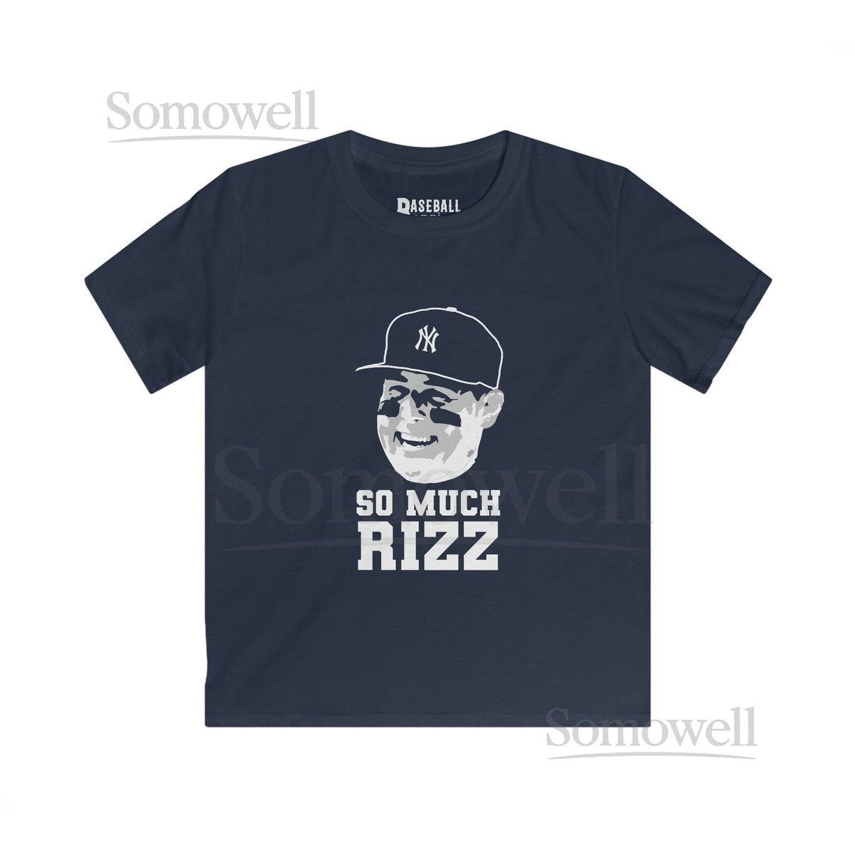Kids New York Yankees Shirt Anthony Rizzo TShirt Rizz Yankees Baseball Shirt New York Baseball Yankees Fan Gift Kids Softstyle T-Shirt_564