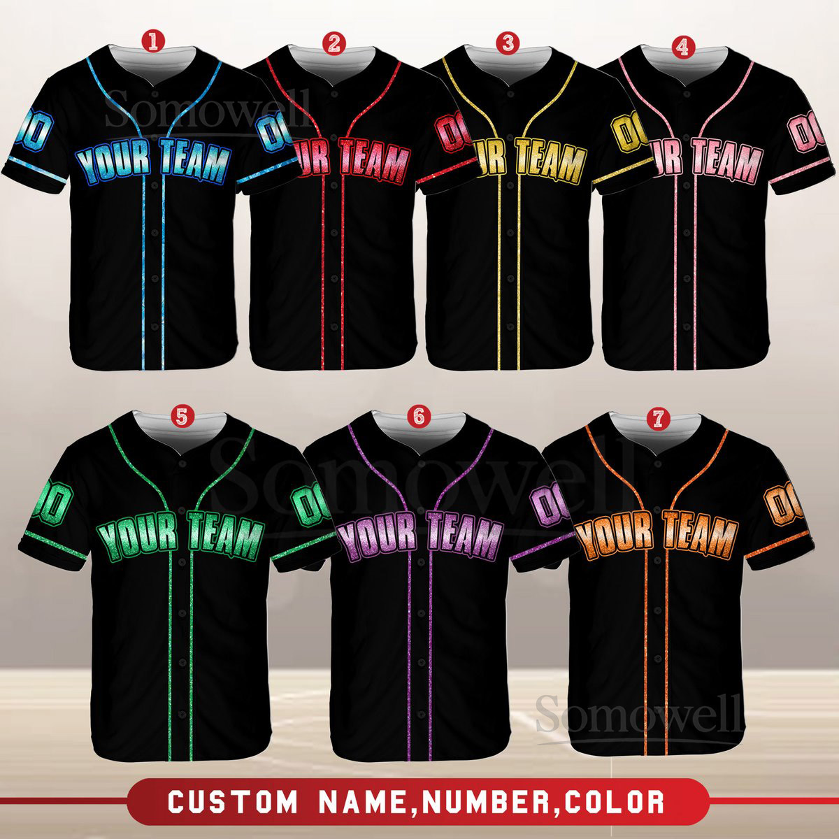 Personalized Team Name And Number Baseball Jersey Custom Baseball Jersey Shirt Baseball Jersey Uniform For Baseball Fans Baseball Lovers_474