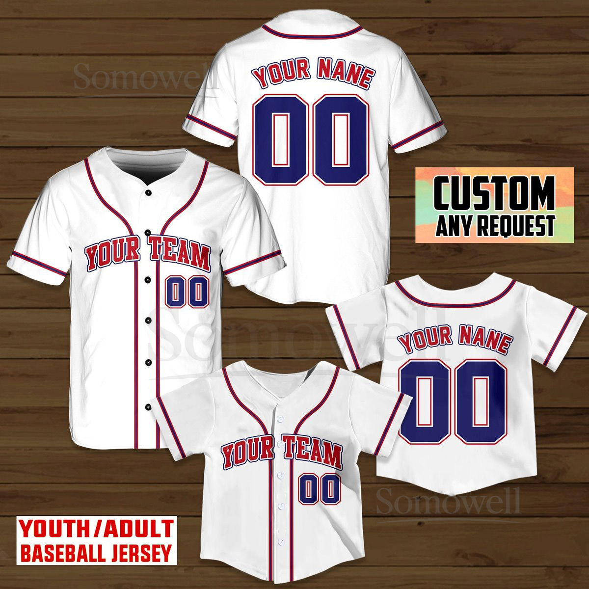 Personalized Team Name And Number Baseball Jersey Custom Baseball Jersey Shirt Baseball Jersey Uniform For Baseball Fans Lovers_577