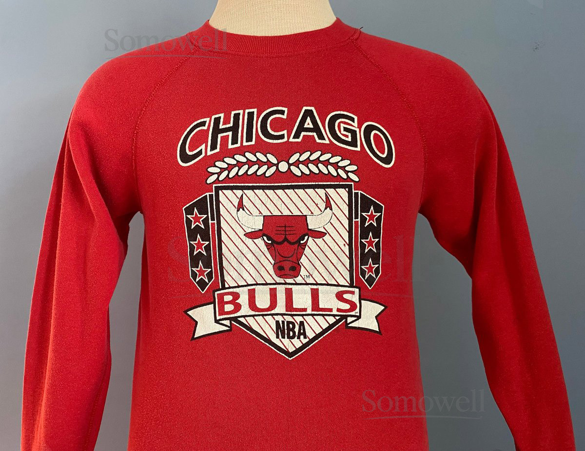 80s 90s Vintage Chicago Bulls nba basketball Sweatshirt - XS X-SMALL_1