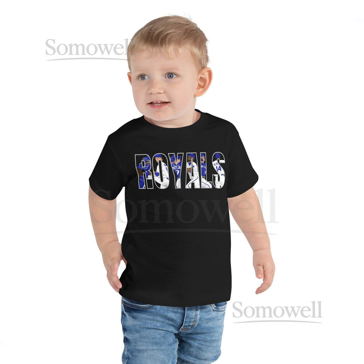 Toddler KC Baseball Short Sleeve T-Shirt Bella Canvas Brand Tee Kansas City Kids Royals gear Game Day Outfit Gift Boys Girls_817