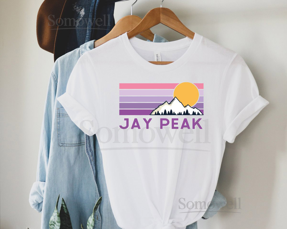 Jay Peak Vermont Unisex Tee Ski Tshirt Gift in many colors_455