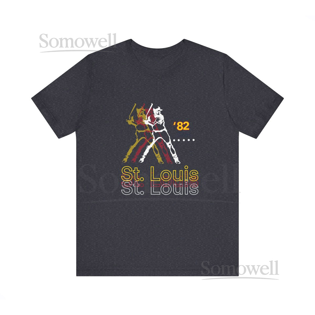 St Louis Cardinals 1982 World Champs Inspired Vintage Unisex Jersey Short Sleeve Tee_491