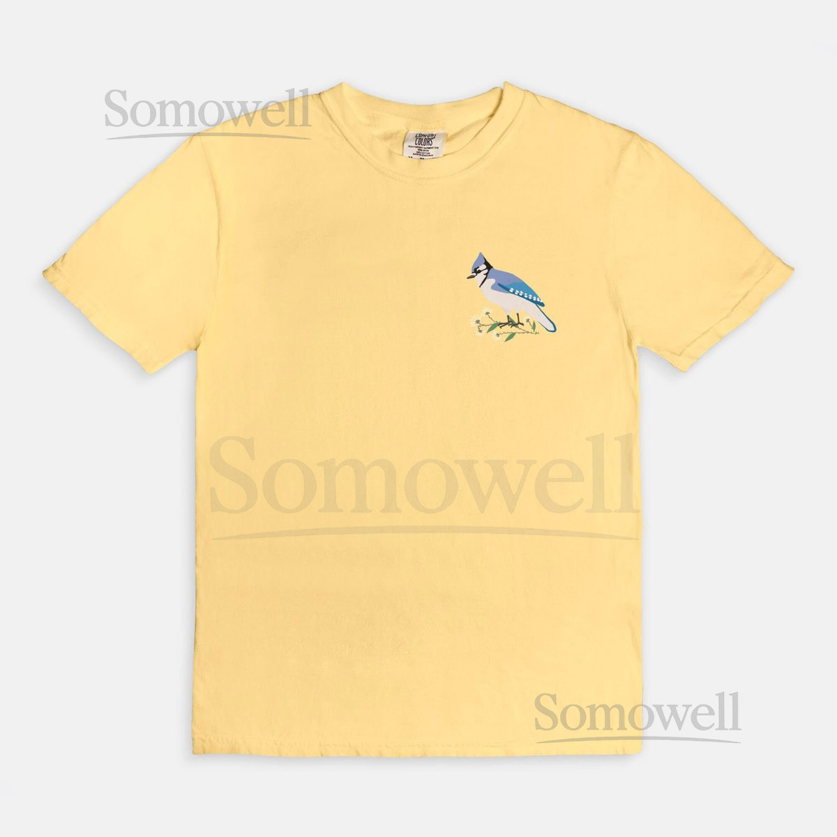 Blue Jay T-Shirt Comfort Colors Tee Bird Lover Gift_117
