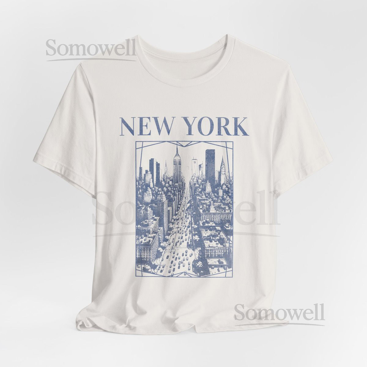 Vintage Retro Art New York shirt New York retro T-shirt USA retro shirt Travel Shirt NYC t-shirt Retro City Art NYC Unisex Tee_524