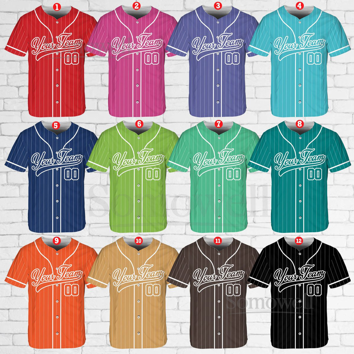 Personalized Team Name And Number Baseball Jersey Custom Baseball Jersey Shirt Baseball Jersey Uniform For Baseball Fans Baseball Lovers_503