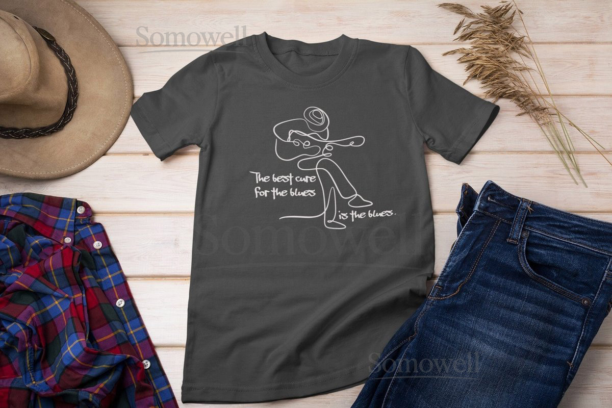 Blues Shirt Blues Is The Cure Loving The Blues Lover Gift Musician Gift Music Lover Friend Gift Spouse Gift Guitar Lover Blues Loving_58