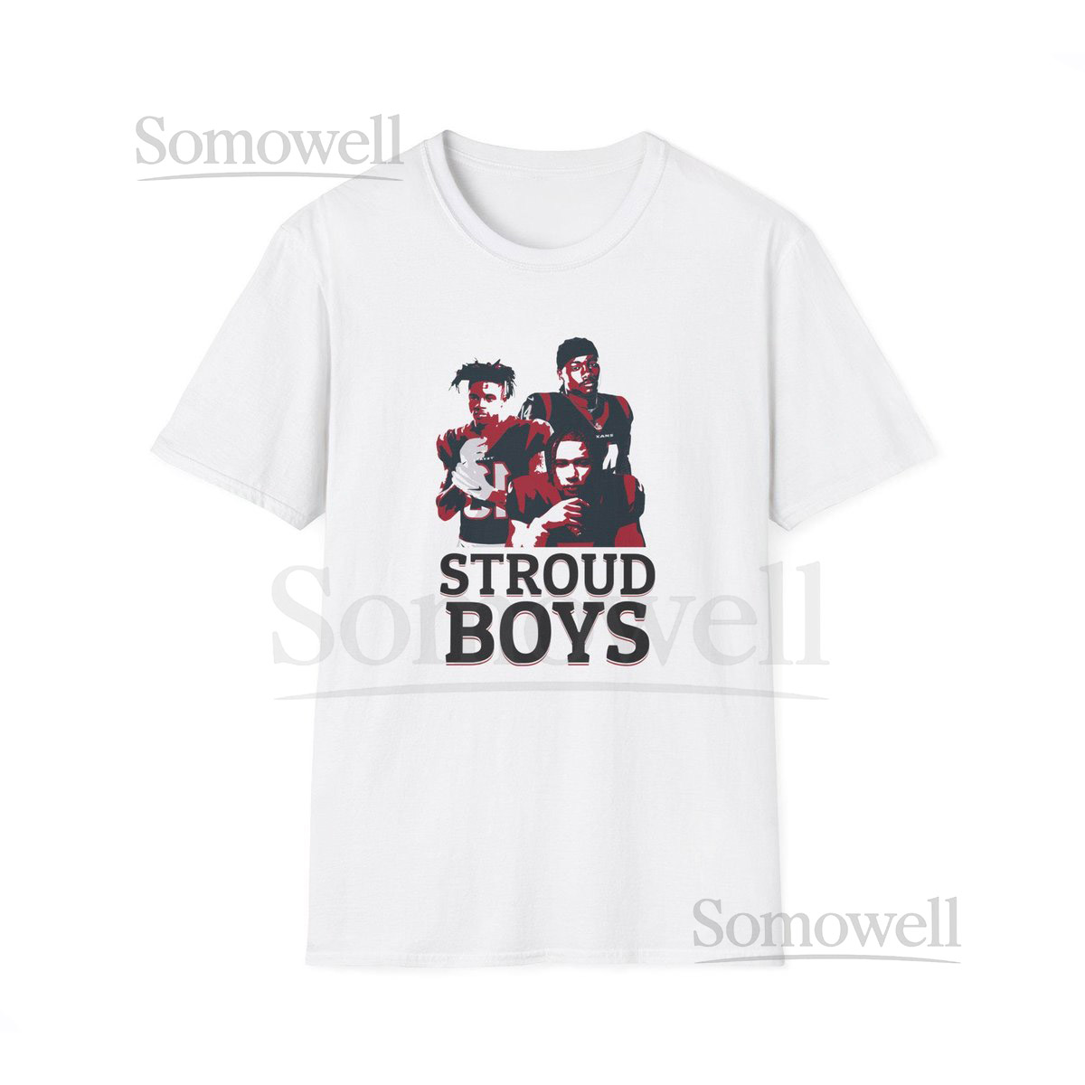 Stroud Boys - Cotton T-shirt - CJ Stroud Tank Dell Stefon Diggs Houston Football Fans Sports Tee Texans Texas Xmas Father's Day Ma_847