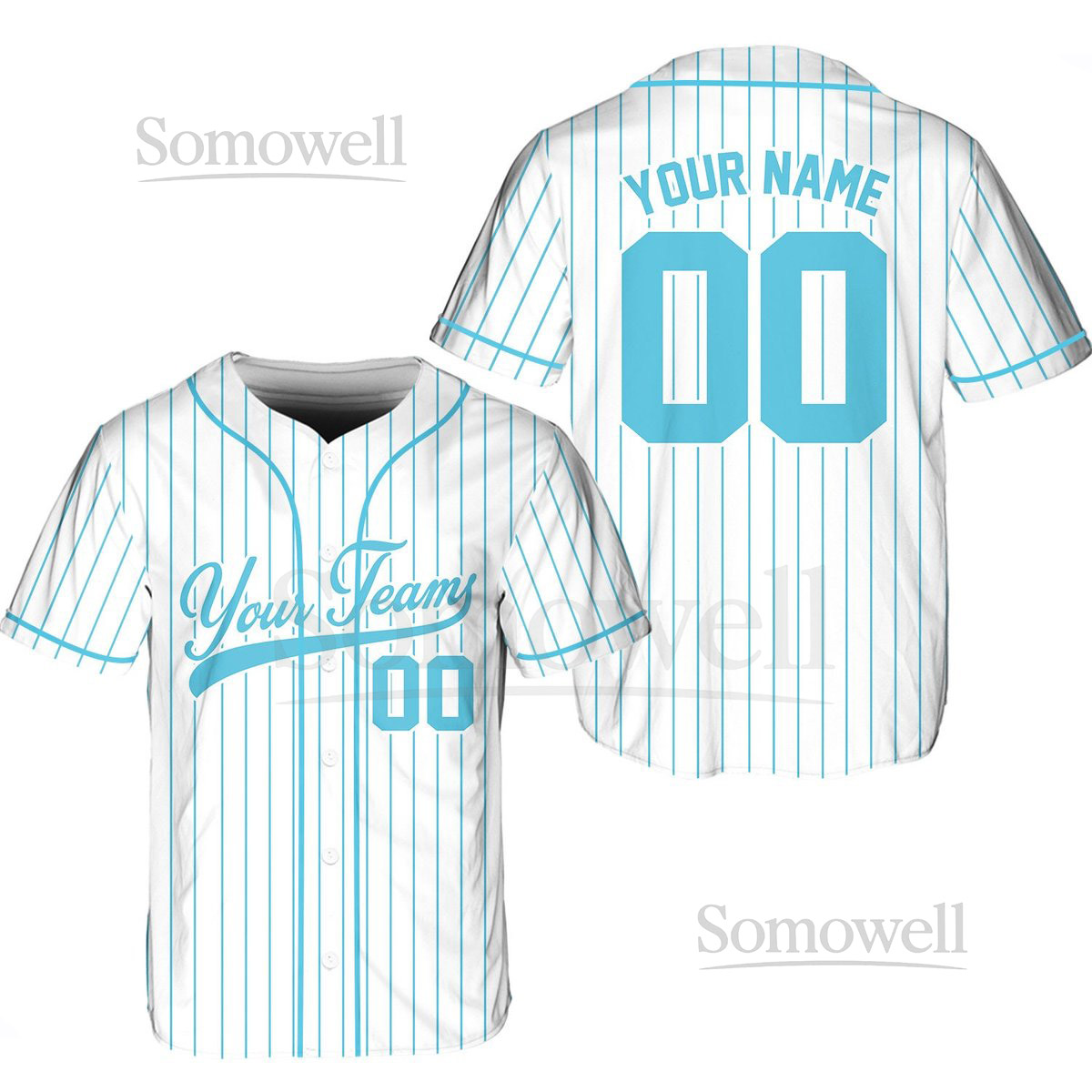 Personalized Team Name Number Baseball Jersey Custom Stripe Line Color Baseball Jersey Baseball Jersey For Baseball Fans Baseball Lovers_722