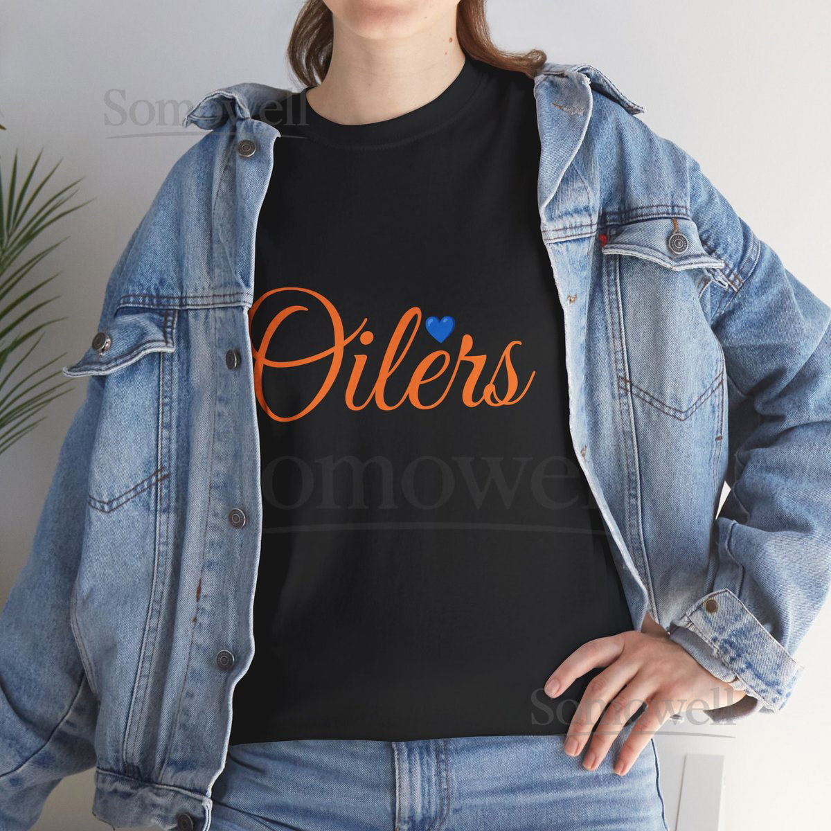 Black Oilers T-shirt Hockey Fan Unisex Tee_31