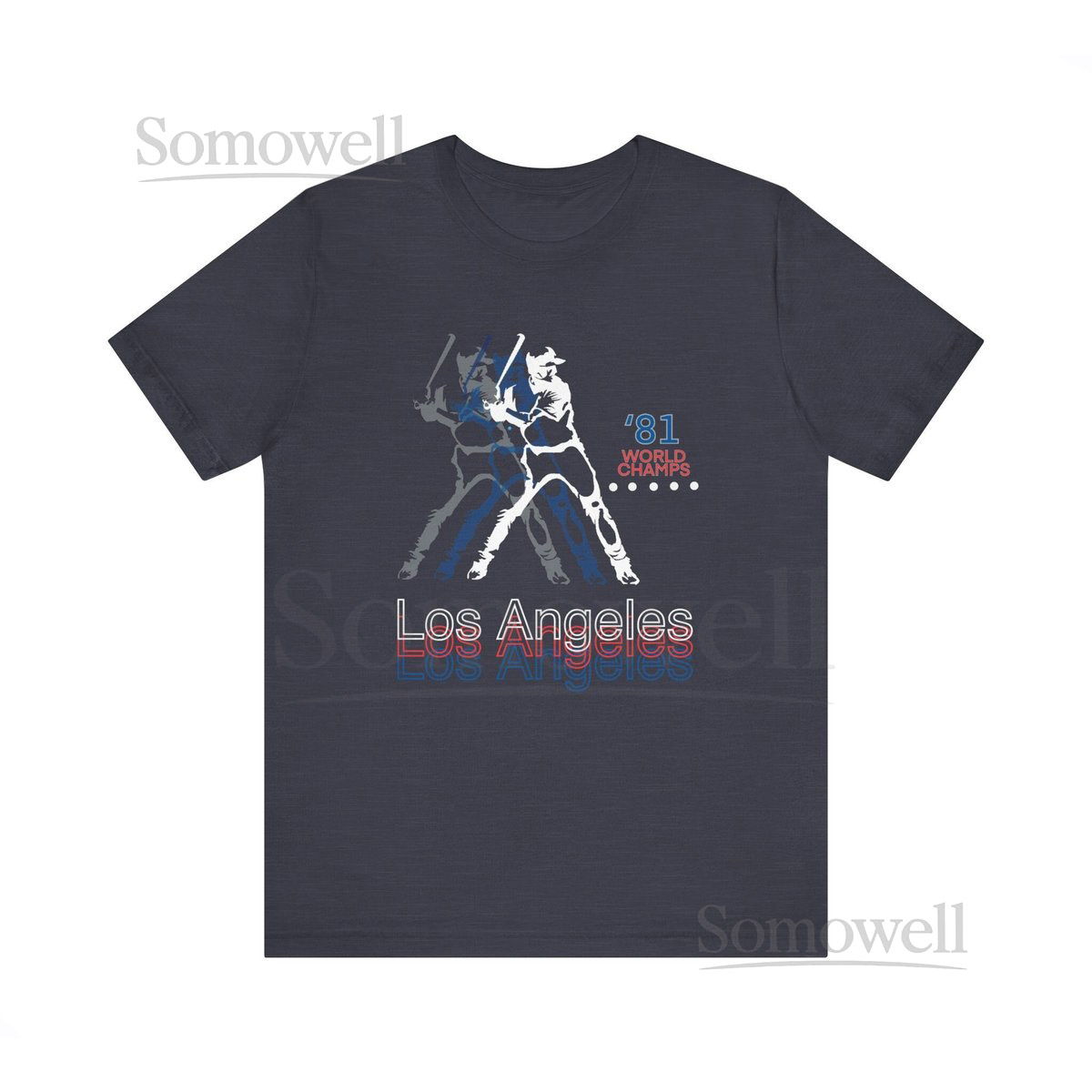 Los Angeles Dodgers Inspired Vintage World Champs Unisex Jersey Short Sleeve Tee_531