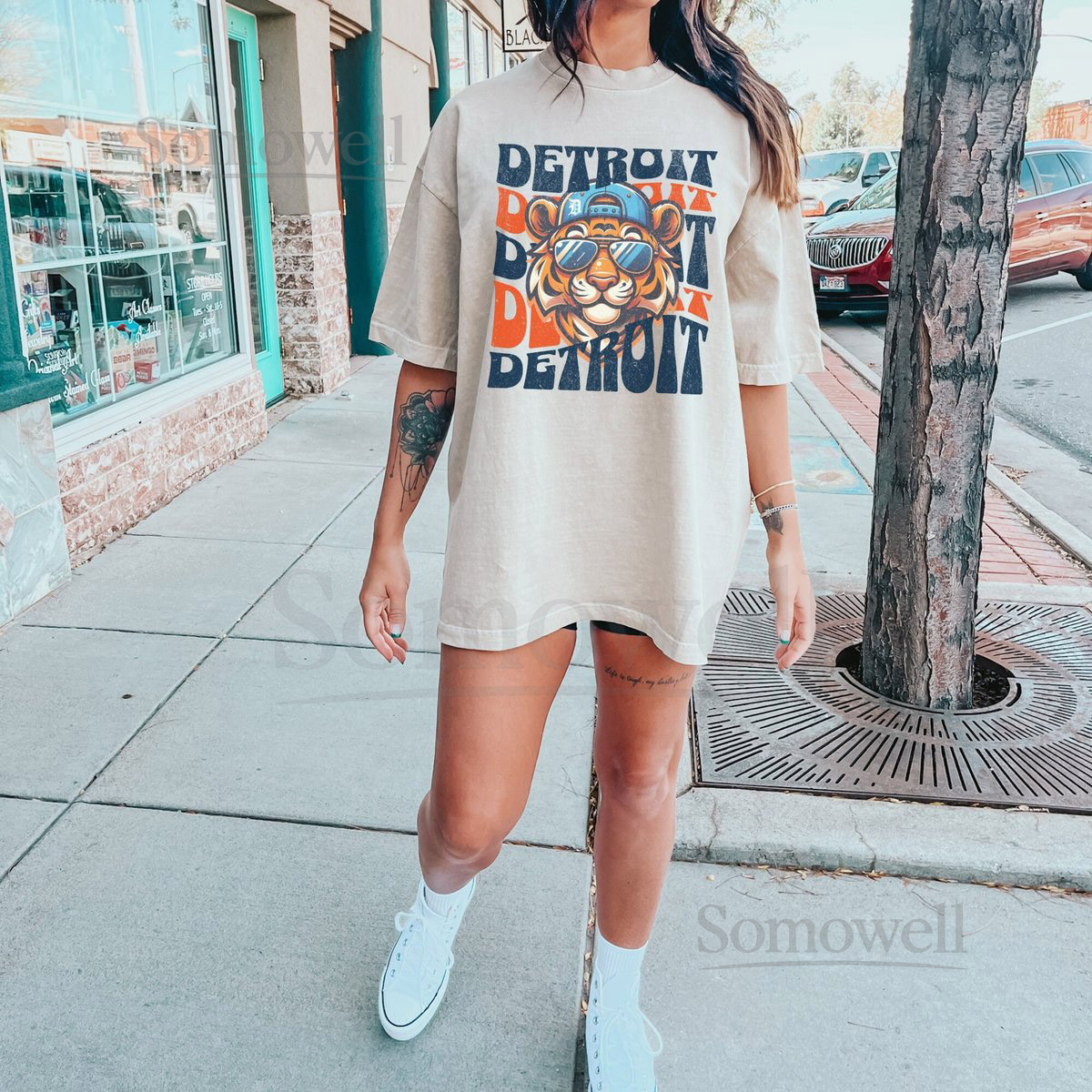 Detroit Baseball T-Shirt Tigers Baseball Shirt Retro Tigers Baseball Gift for Fan Vintage Detroit Tshirt Gameday Baseball Crewneck Shirt_145