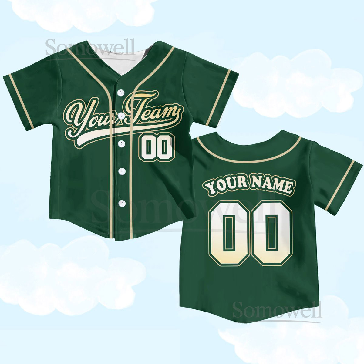 Personalized Team Name And Number Baseball Jersey Custom Youth Kid Baseball Jersey Baseball Jersey Uniform For Baseball Fans Lovers_644