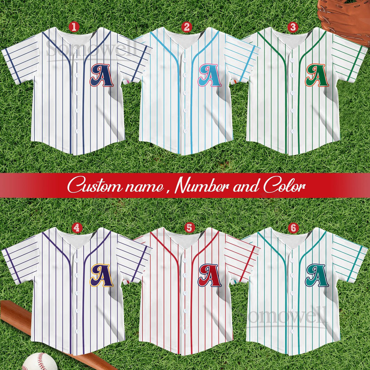 Personalized Name And Number Baseball Jersey Custom Kid Youth Baseball Jersey Shirt Baseball Jersey Uniform For Baseball Fans Lovers_329