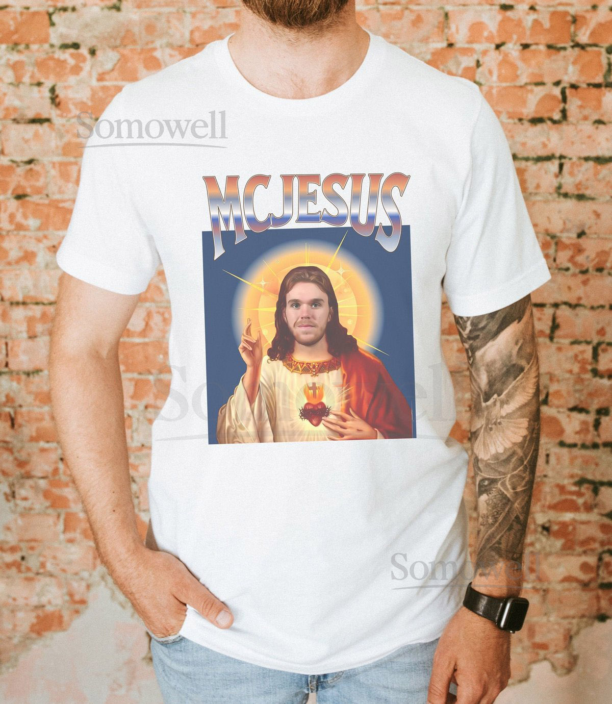 Connor McJesus Retro Vintage Unisex shirt sweatshirt Oilers McDavid Fan Unisex Shirt Hoodies_35