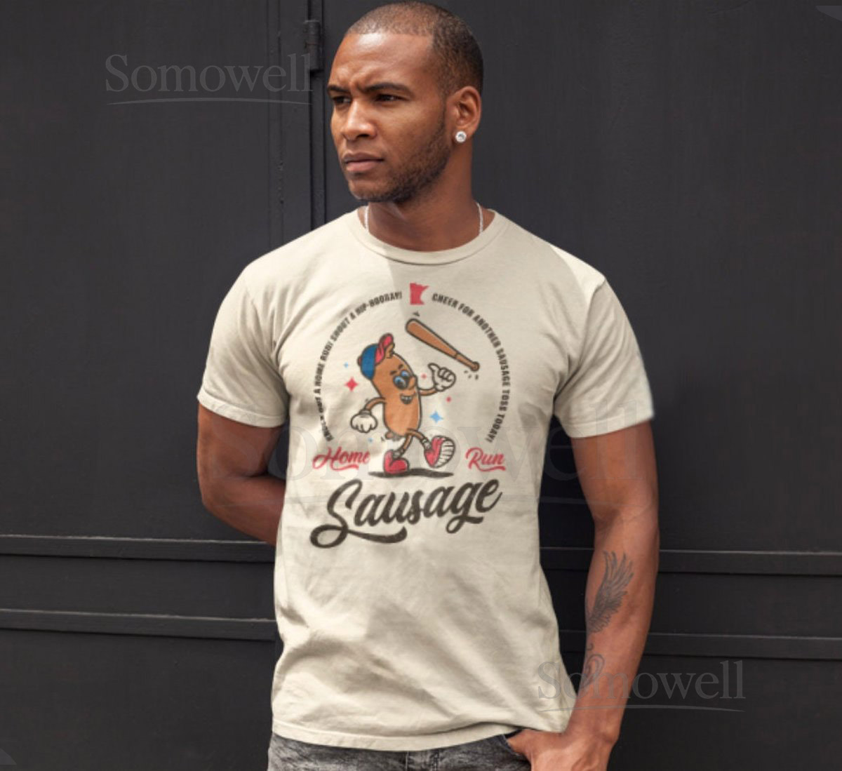 Home Run Sausage T Shirt Twins Home Run Sausage T Shirt Home Run T-Shirt Twins Baseball T Shirt Home Run Sausage T-Shirt Minnesota_309