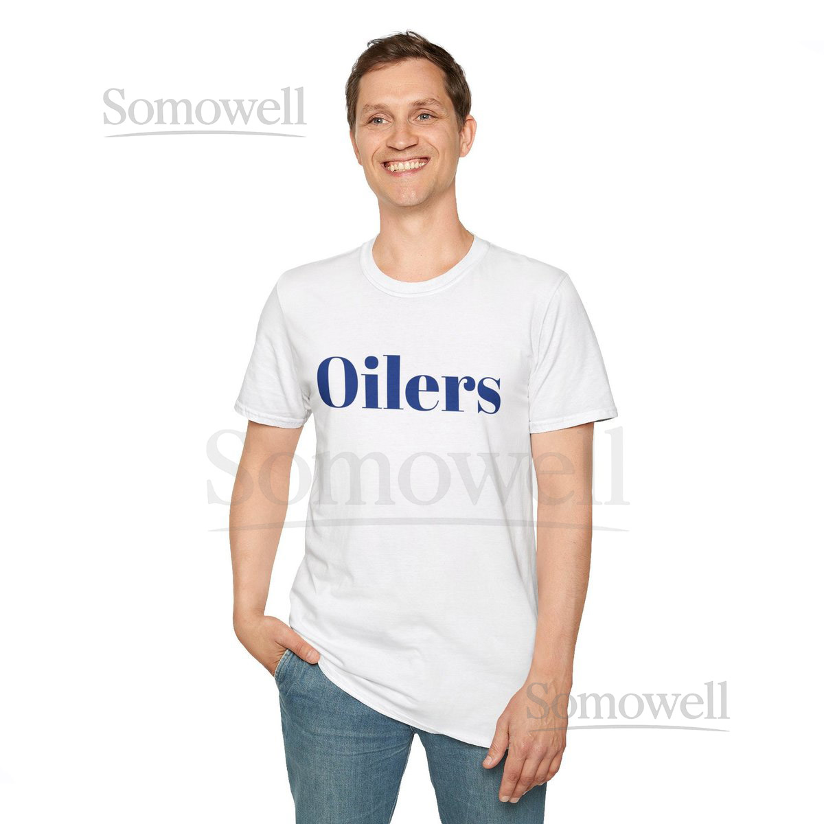 Edmonton Oilers T-Shirt Softstyle Hockey Fan Tee_144